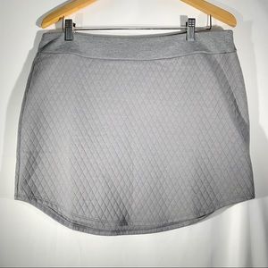 adidas gray mini skirt